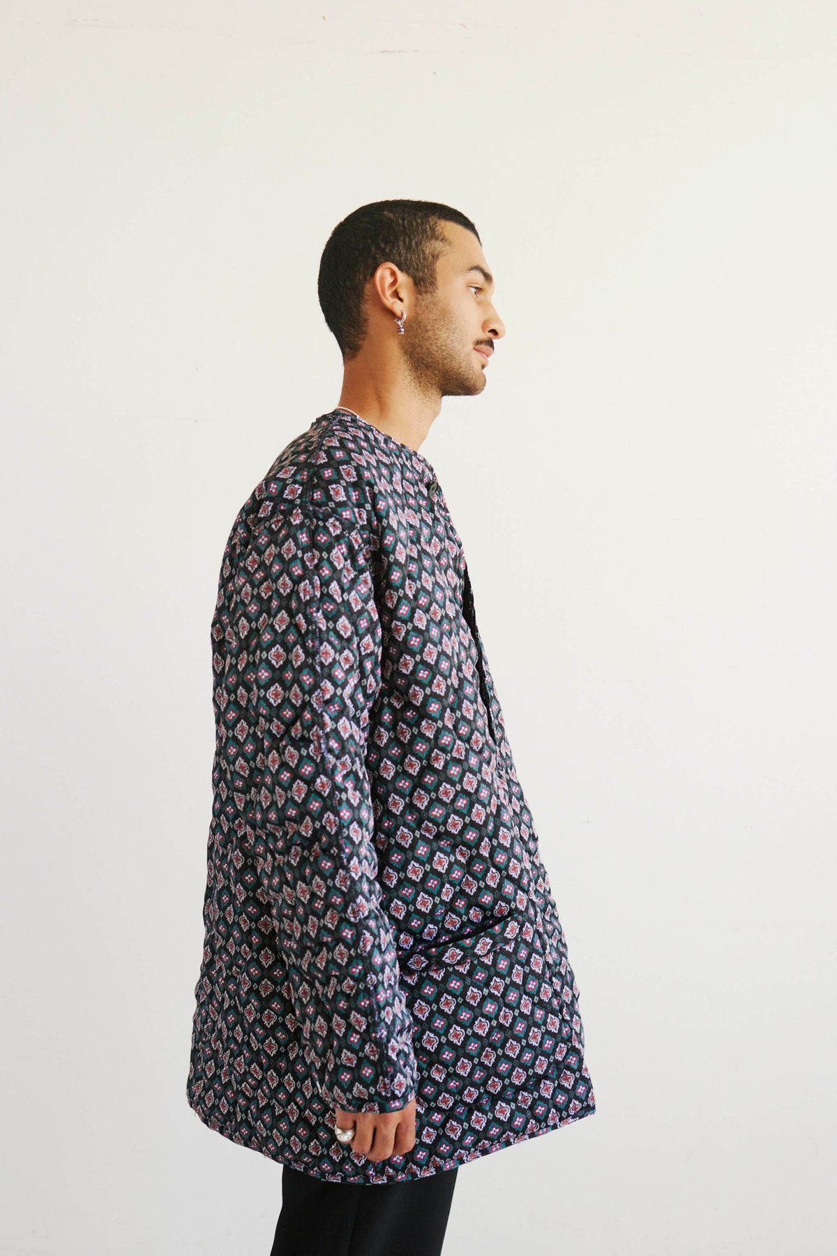Goodfight B-Side Liner Jacket Black Fleur