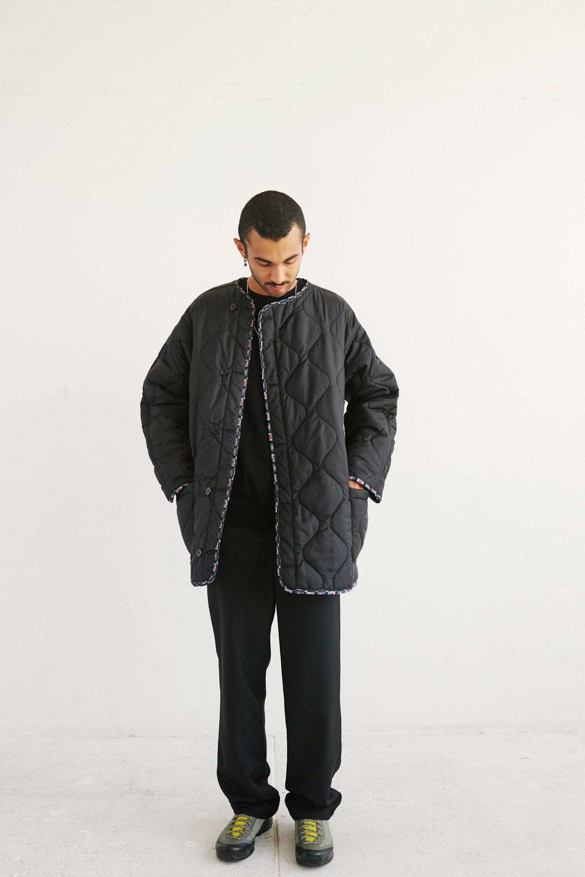 Goodfight B-Side Liner Jacket Black Fleur