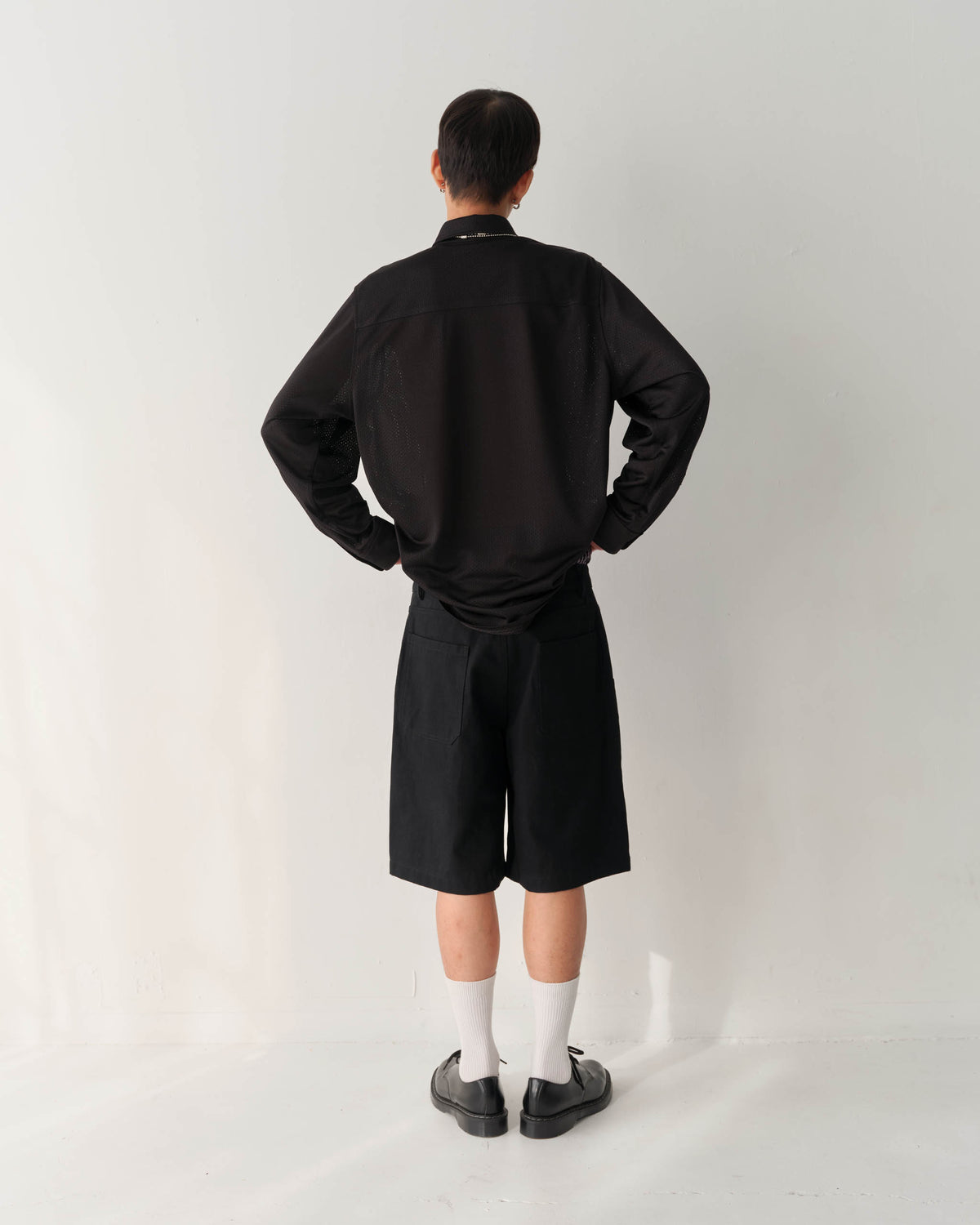 Goodfight Proper Top LS Shirt Mesh Black