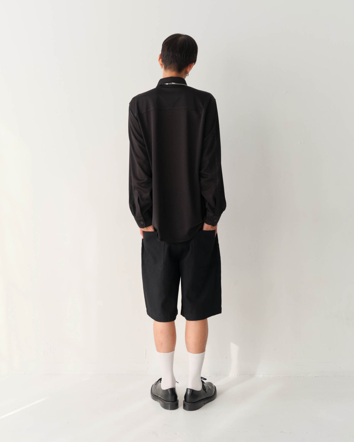 Goodfight Proper Top LS Shirt Mesh Black