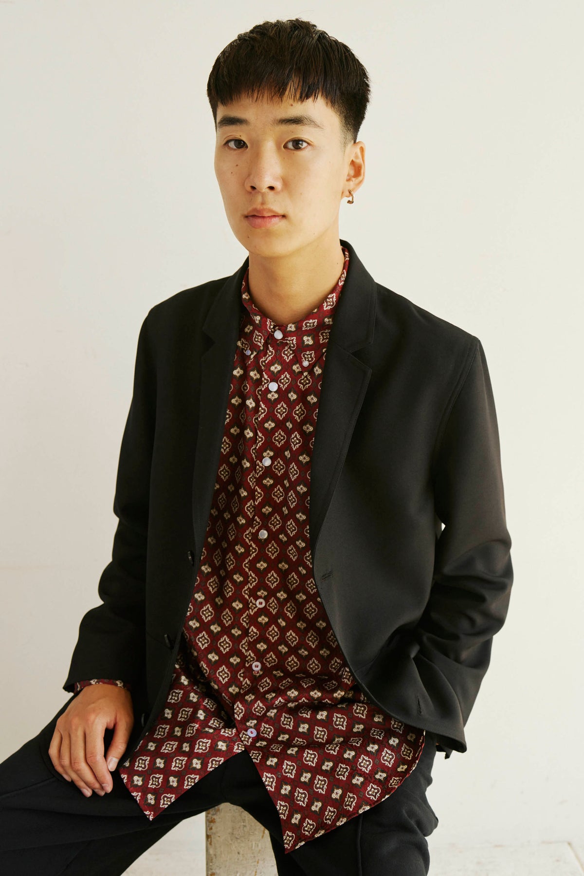 Goodfight Flores Oxford Shirt Brown Fleur