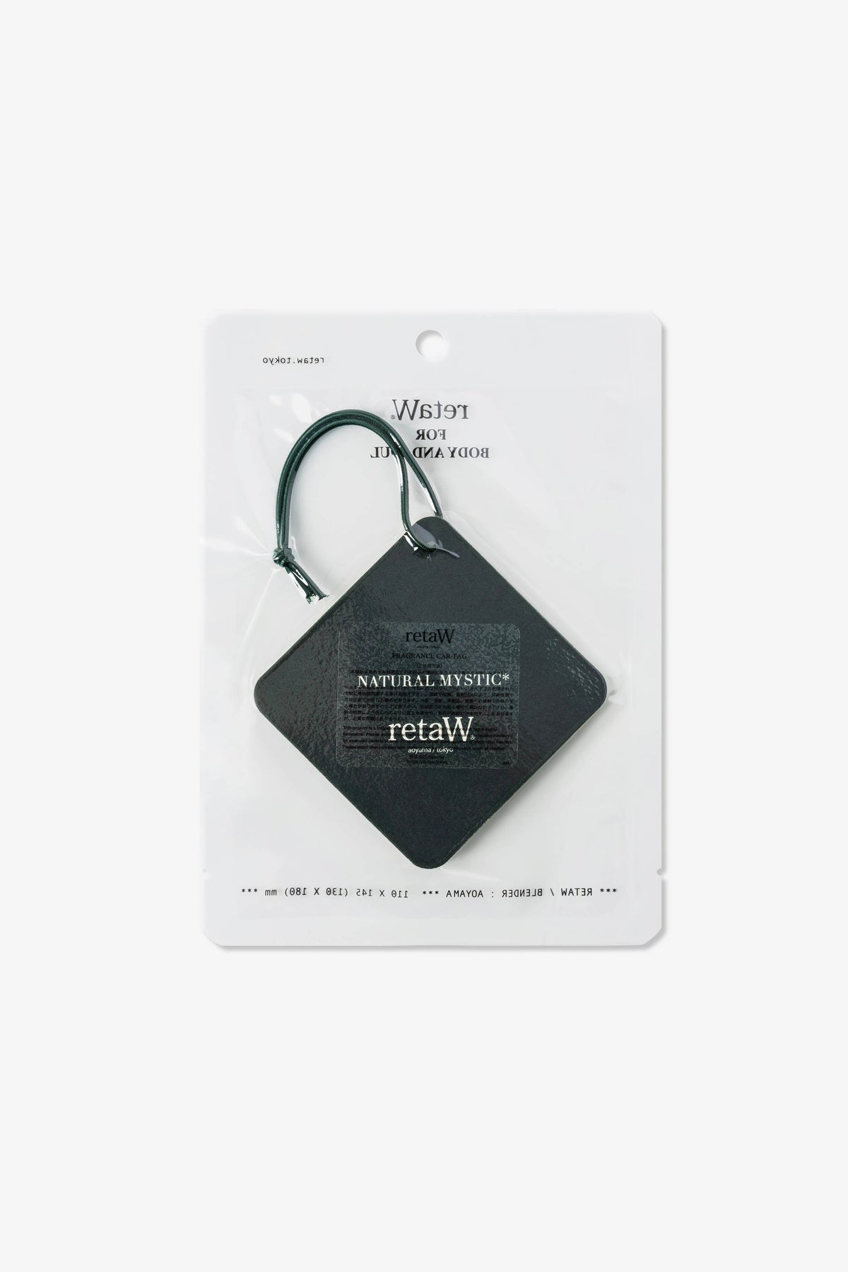 retaW Fragrance Car Tag NATURAL MYSTIC*