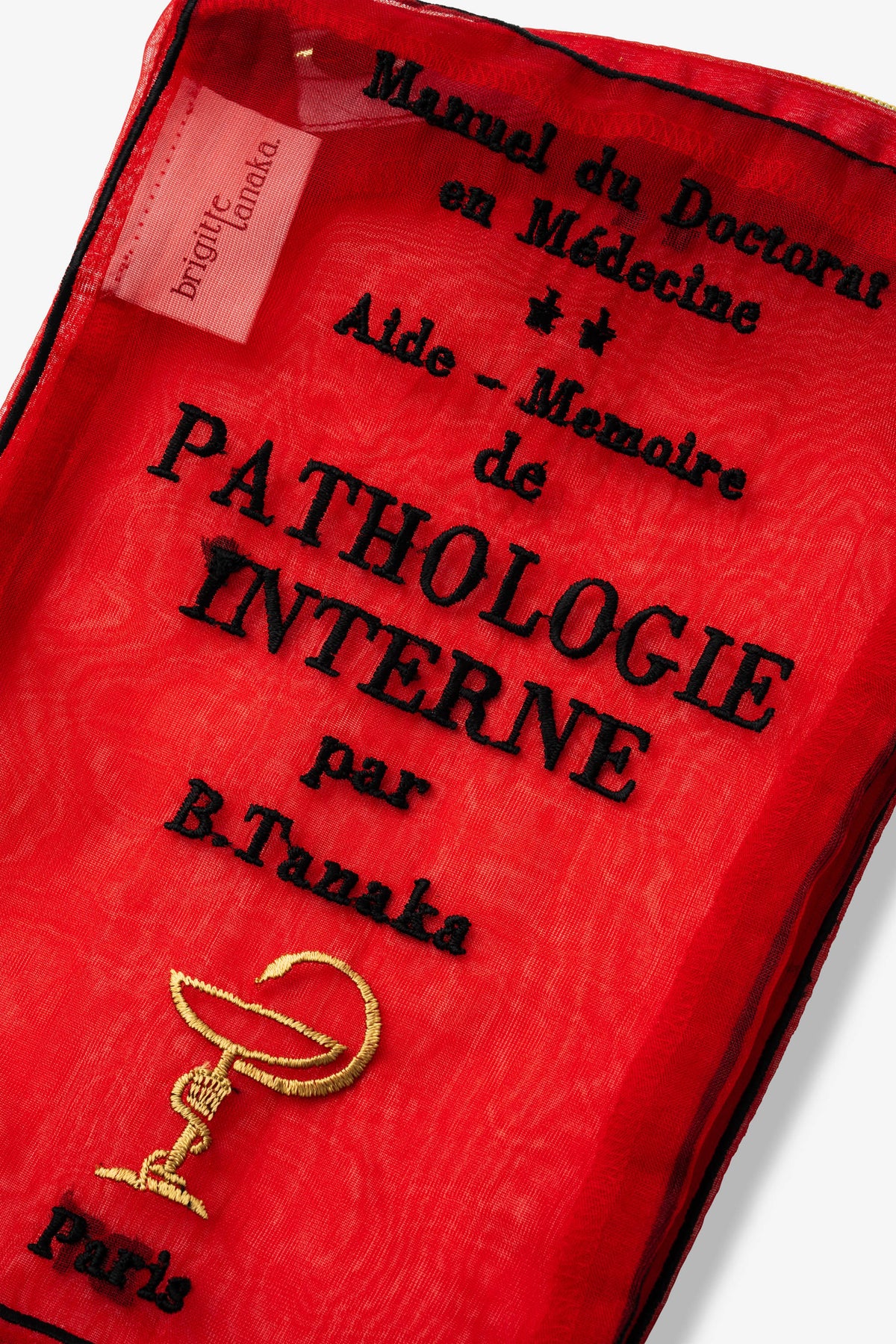 Brigitte Tanaka "Sac Pathologie" Organza Pathology Book Bag Pouch