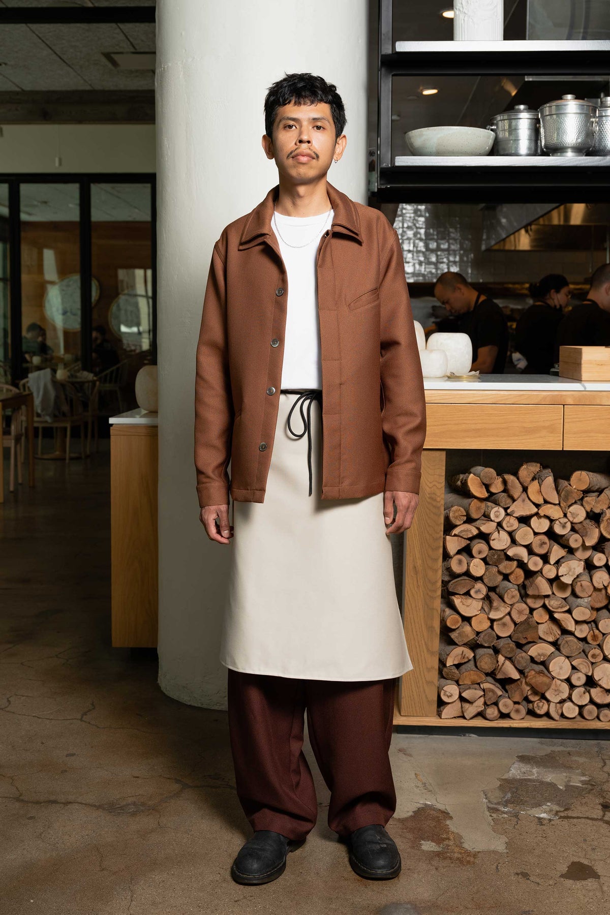 Goodfight x Kato Campus Jacket Brown