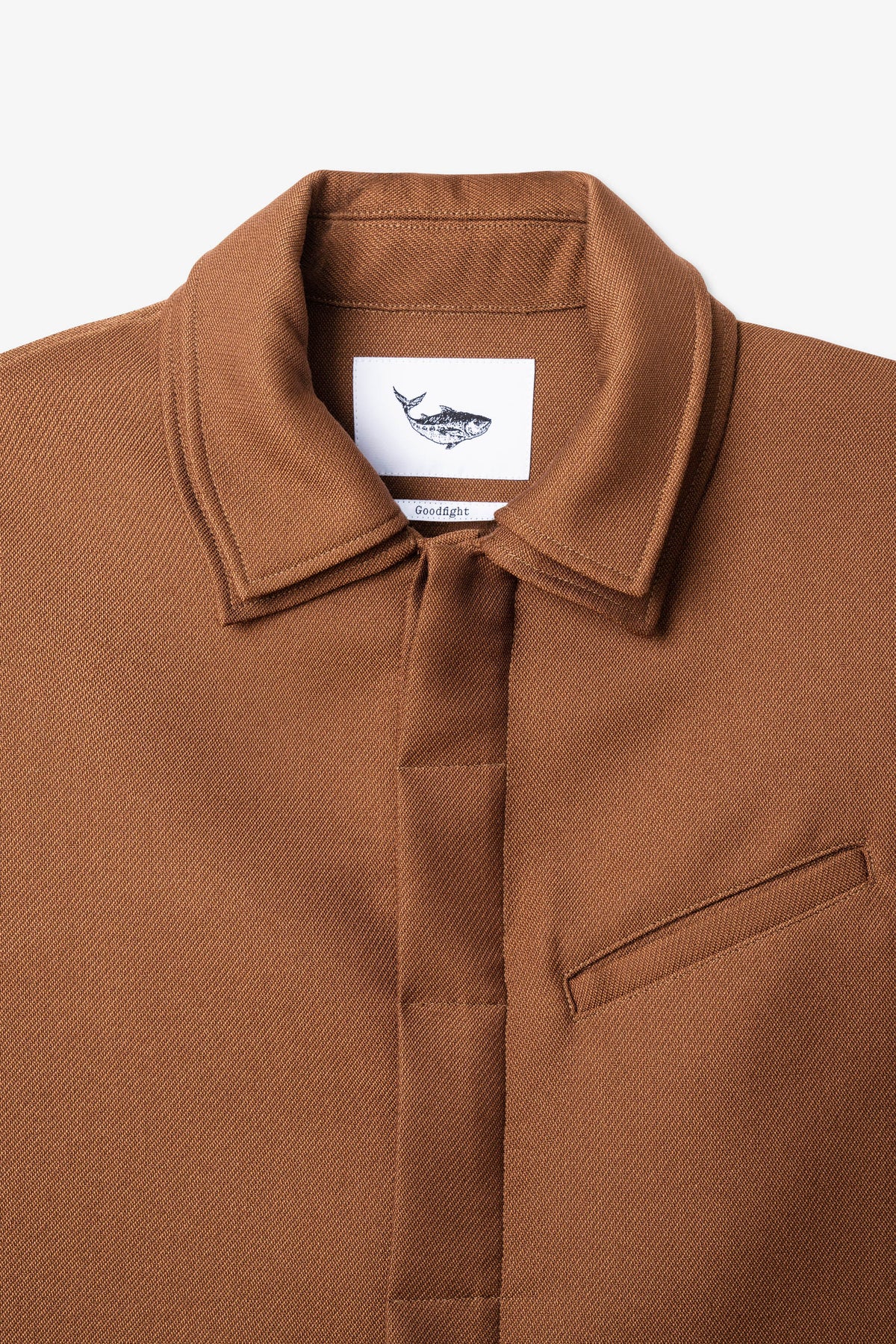 Goodfight x Kato Campus Jacket Brown