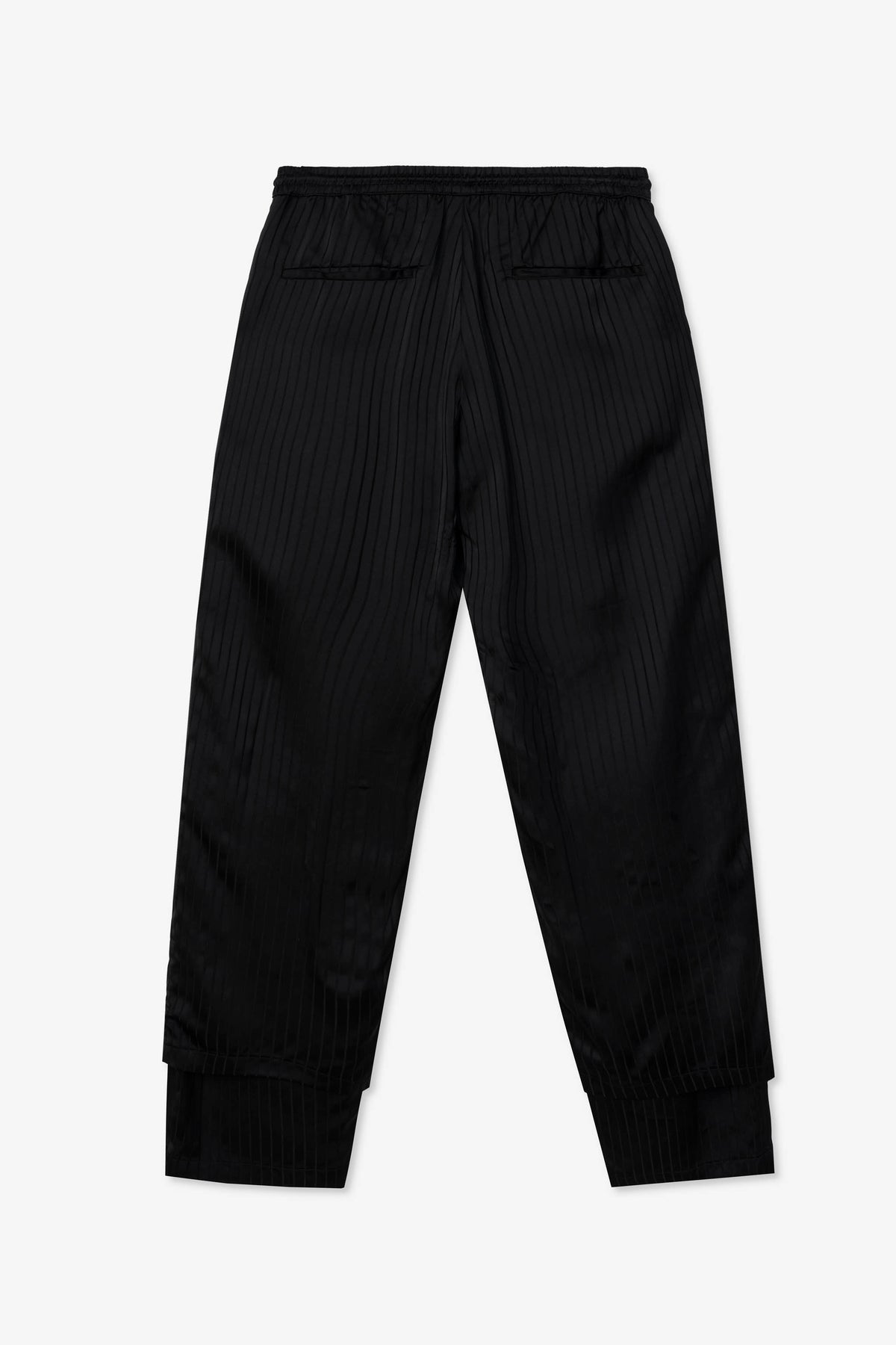 Goodfight Milky Way Trouser Black Tonal Pinstripe