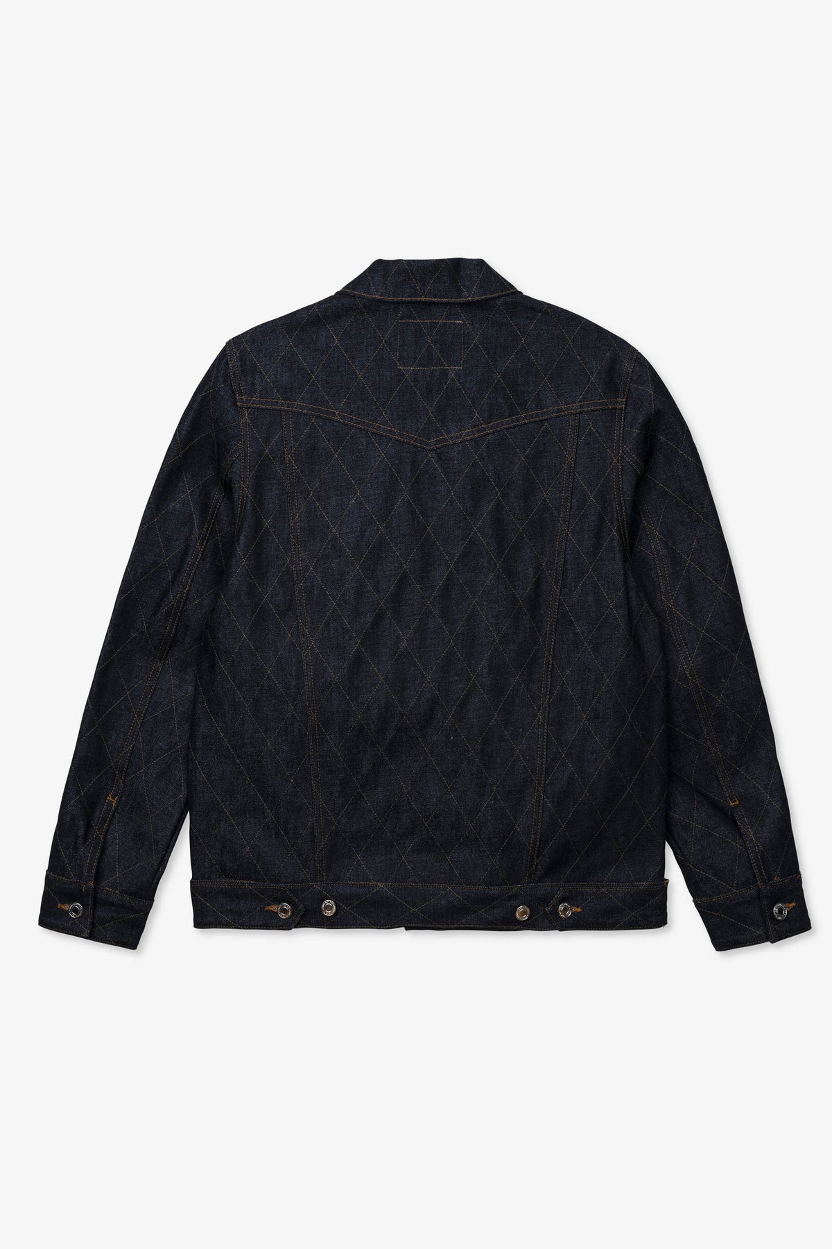 Goodfight Transit Trucker Diamond Stitch Indigo