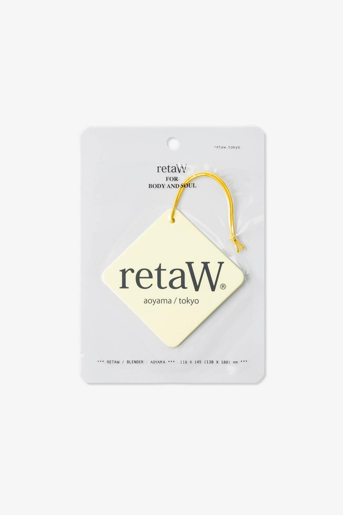 retaW Fragrance Car Tag OYL*