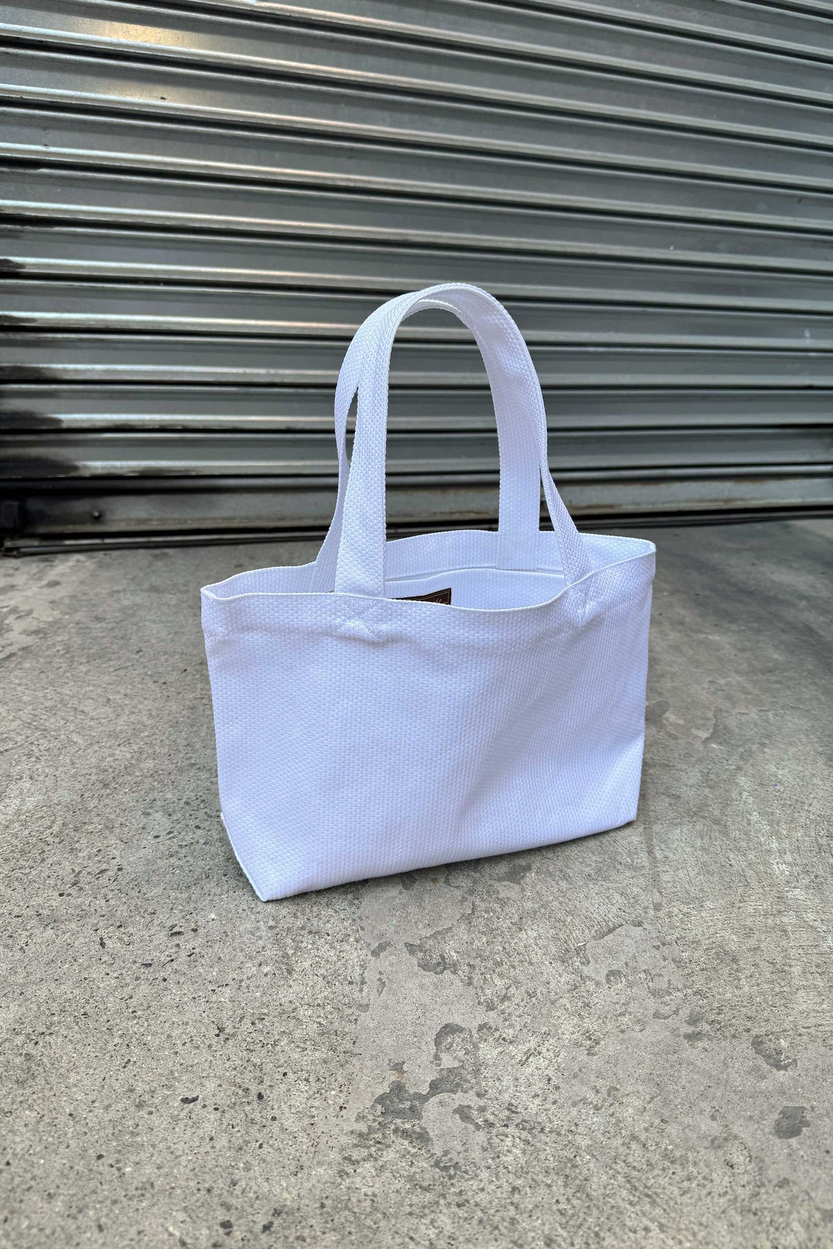 Goodfight x A&P Small Good Tote Pearlweave Gi Fabric White