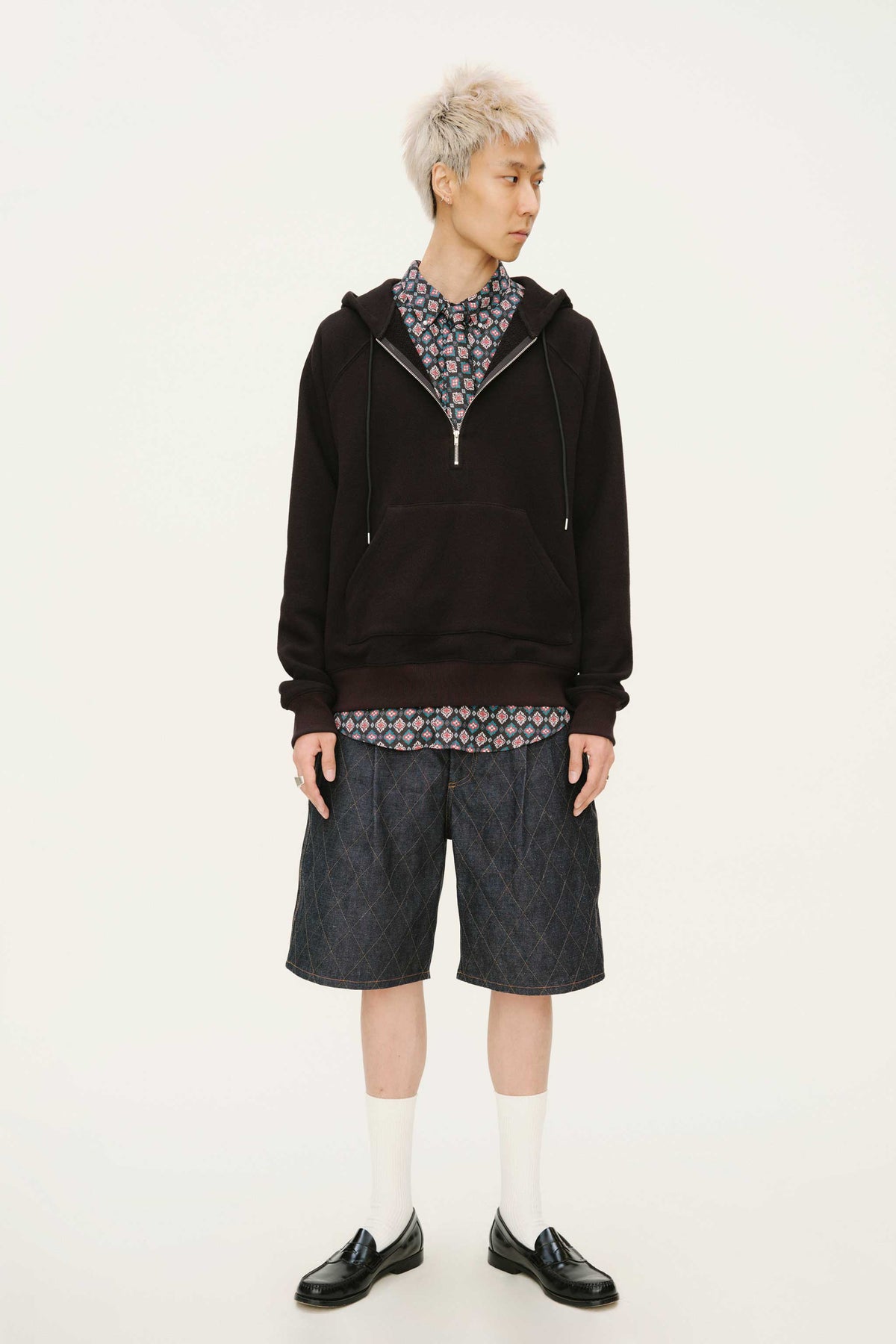 Goodfight Canaveral Half-Zip Hoodie Black