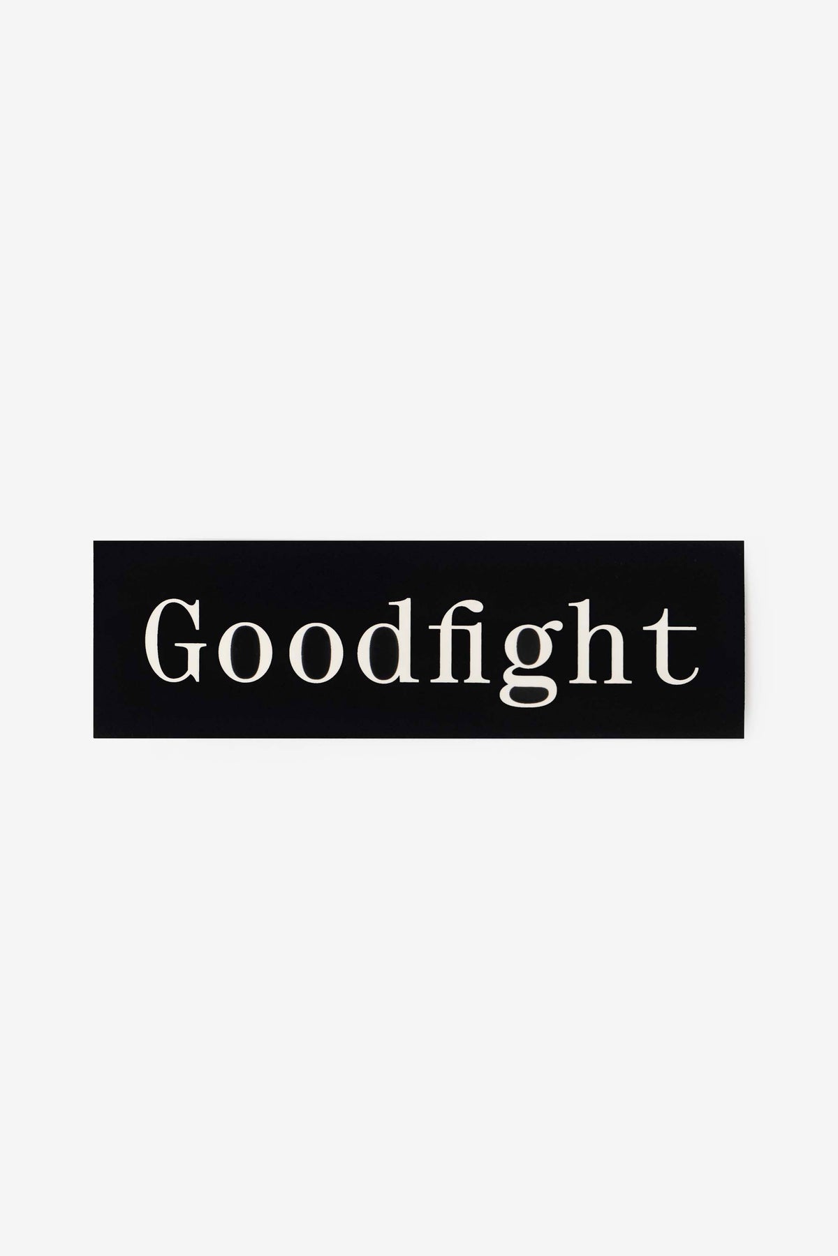 Goodfight Core Logo Phone Case Bumper Sticker Black