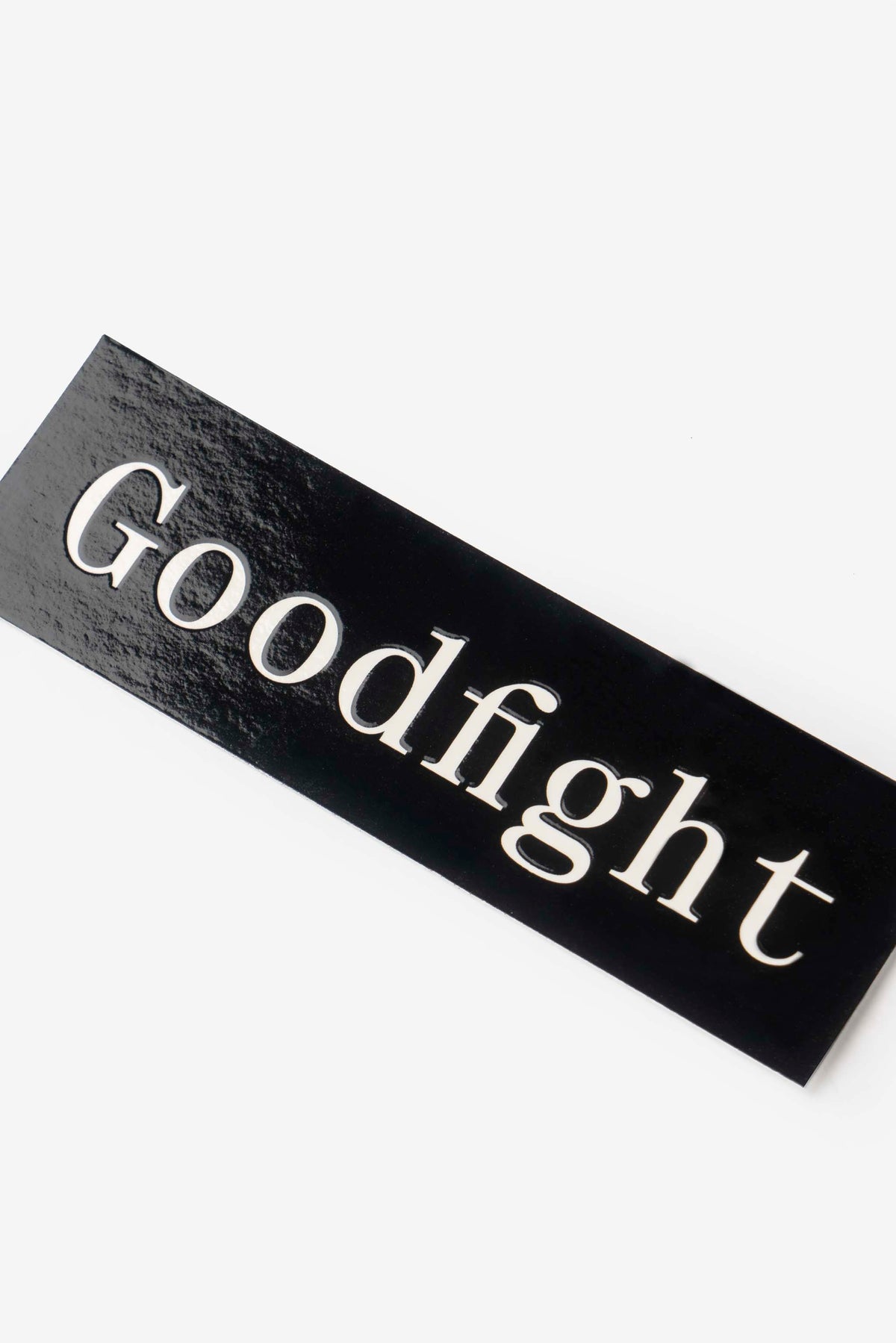 Goodfight Core Logo Phone Case Bumper Sticker Black