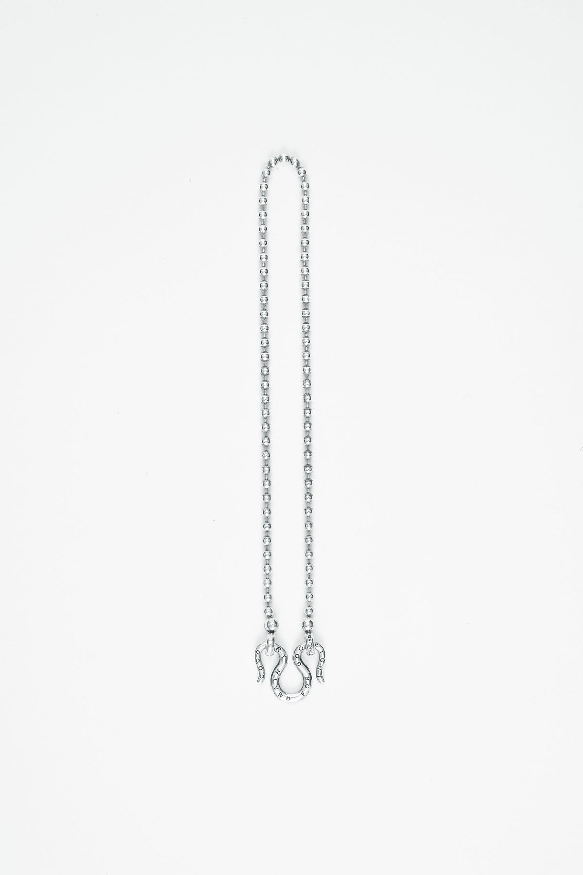 Good Art Hlywd for Goodfight Clasp & Ball Necklace 16in