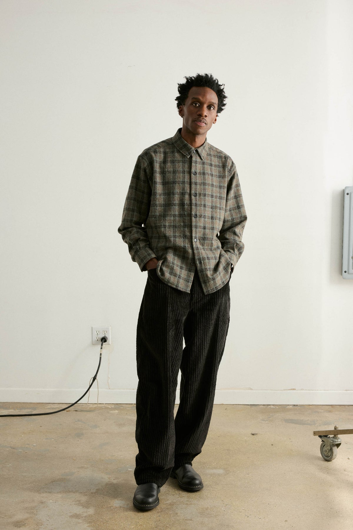 Goodfight Lettercord Pant Black