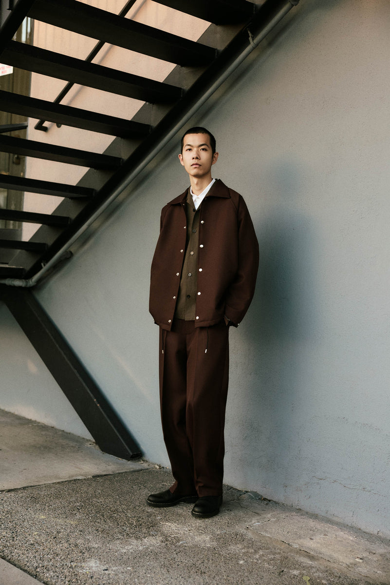 Coaches Jacket Brown