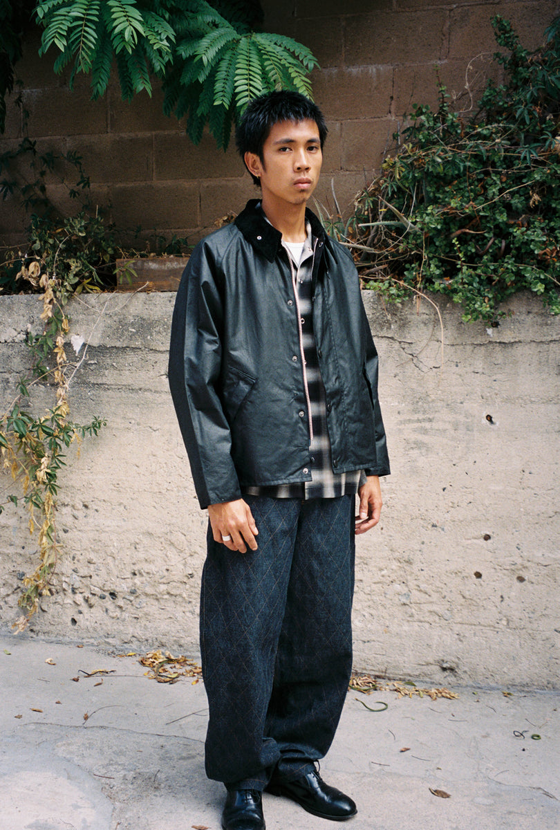 ジャケット・アウター Barbour TRANSPORT 36 waxed cotton black Barbour OS Transport Wax Jacket Black