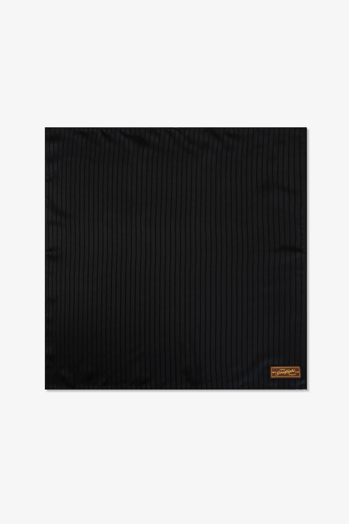 Goodfight Classic Bandana Black Pinstripe