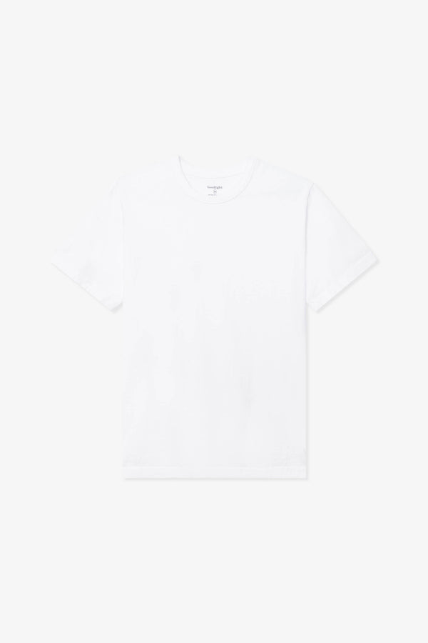 Sleeve Logo Tee White