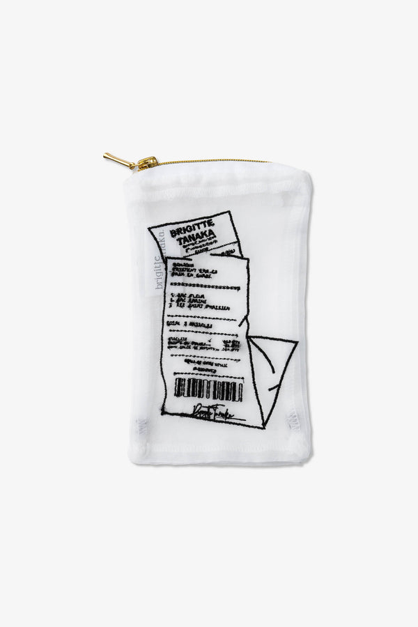 Brigitte Tanaka "Pochette Recu" Organza Receipt Pouch