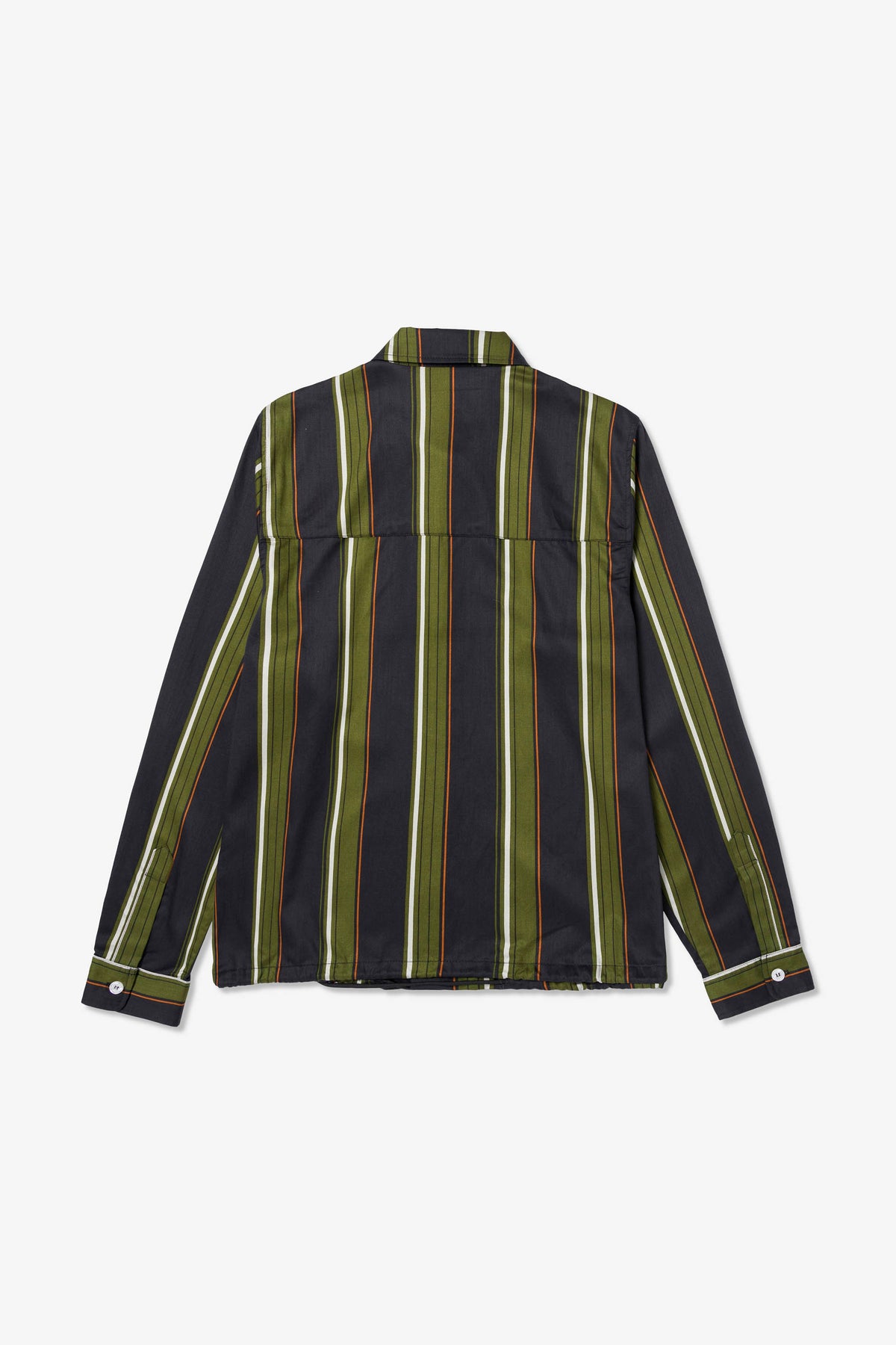 Goodfight x A&P Sleep Armor Pajama Shirt Green Stripe