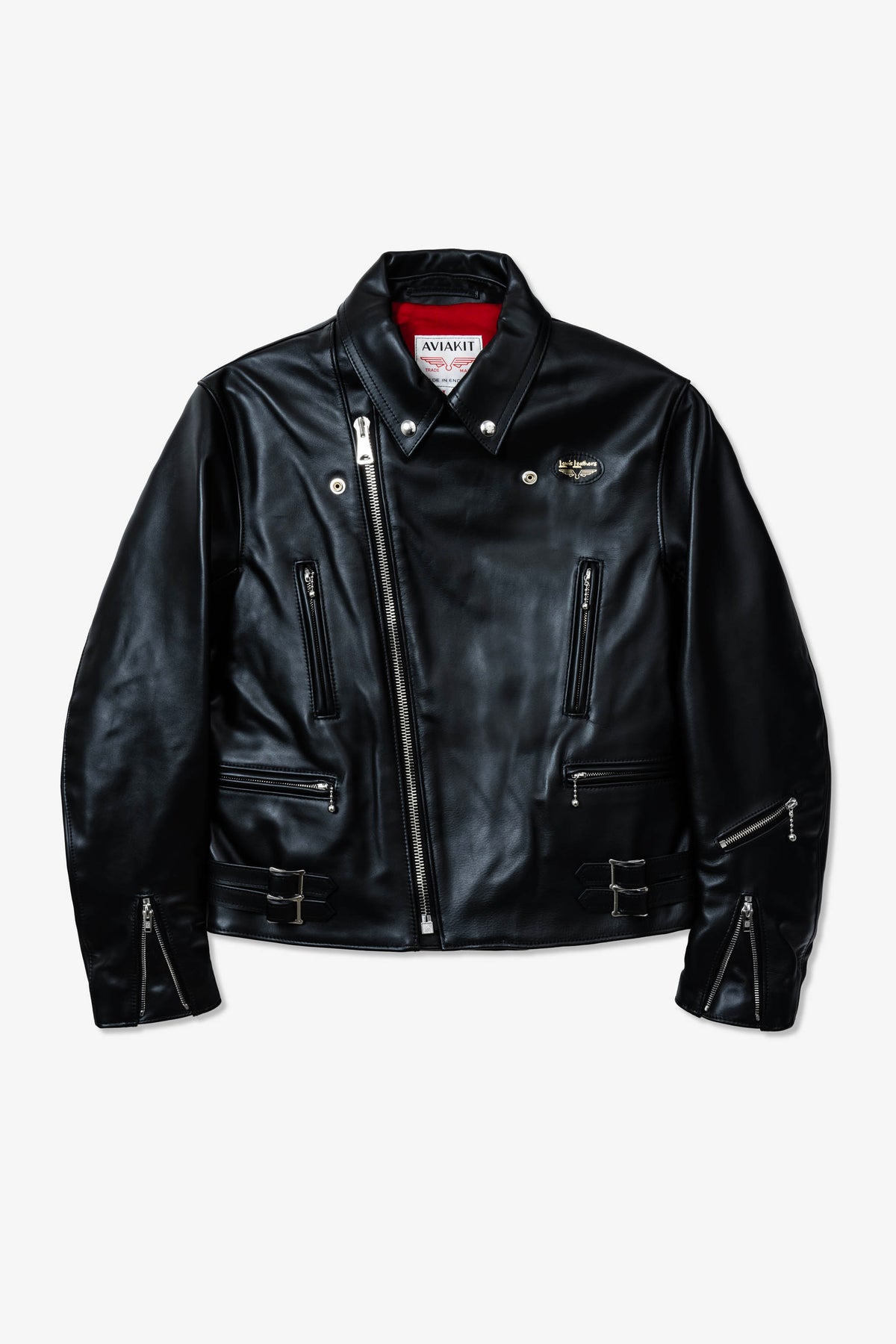 Lewis Leathers Lightning No. 391JP' Black Horsehide Leather Jacket