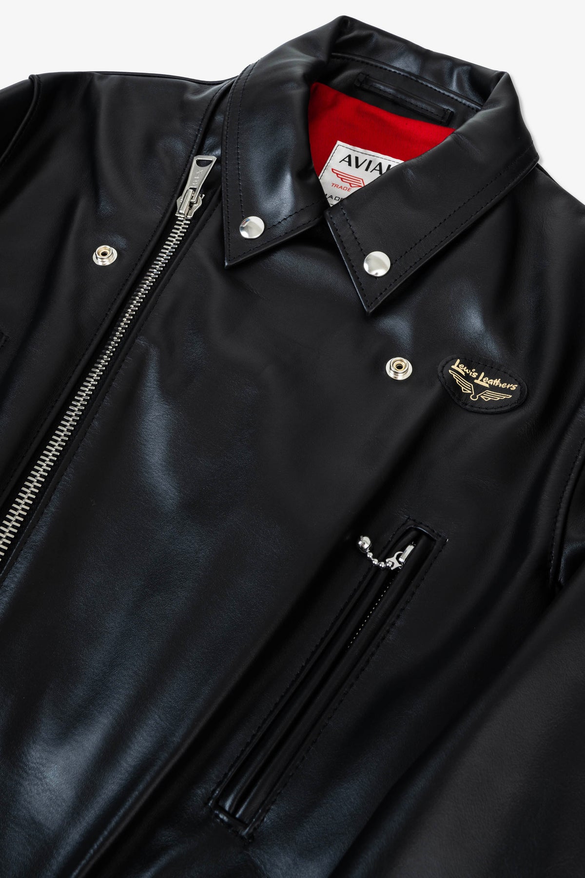 Lewis Leathers Lightning No. 391JP' Black Horsehide Leather Jacket