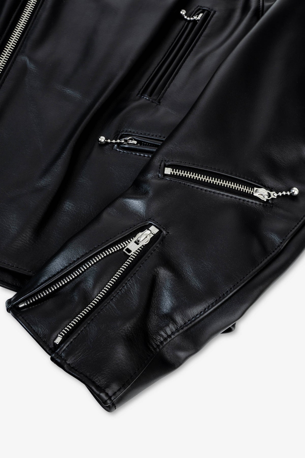 Lewis Leathers Lightning No. 391JP' Black Horsehide Leather Jacket