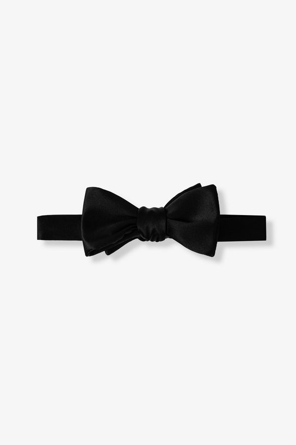 Catalina Bow Tie Black Silk