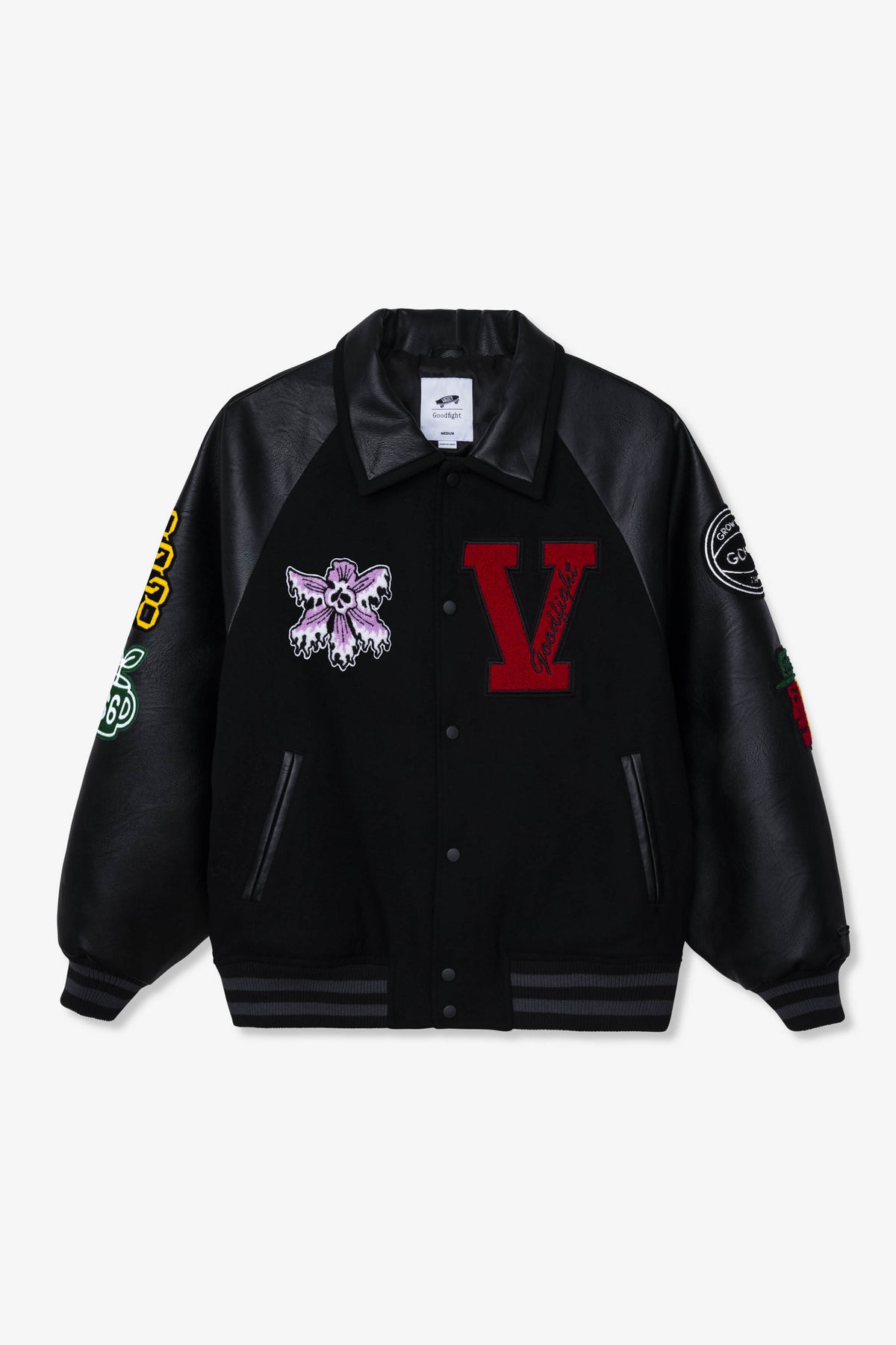 Louis Vuitton Multi Patches Varsity Leather Jacket