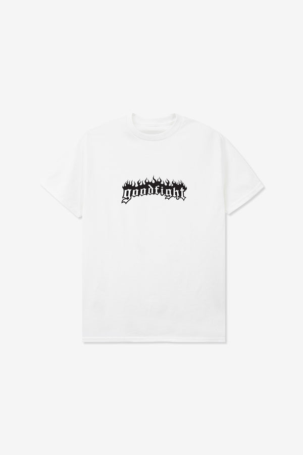 Fire Merch Tee White
