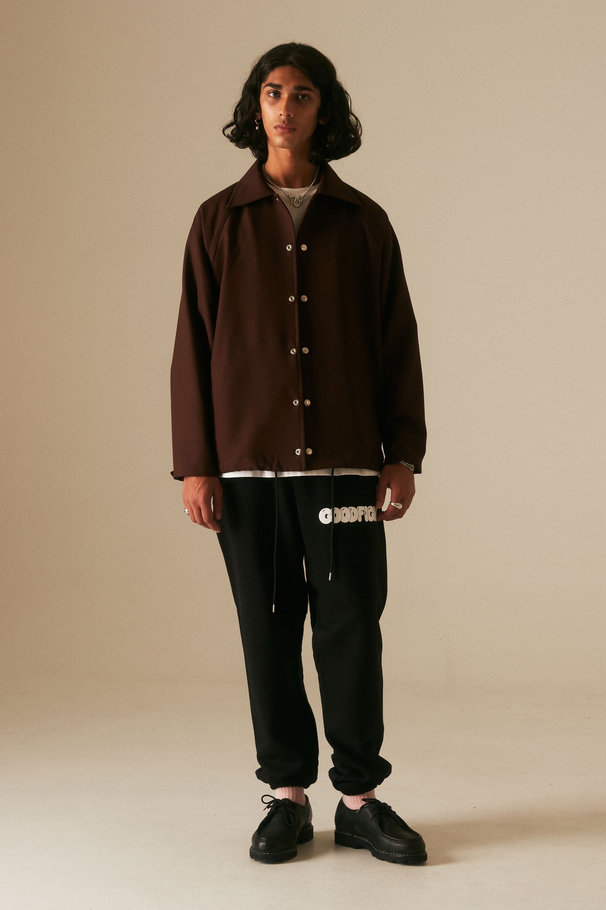 Coaches Jacket Brown