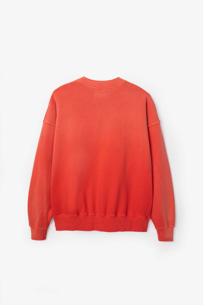 Core Pullover Sweatshirt Sun Fade Red