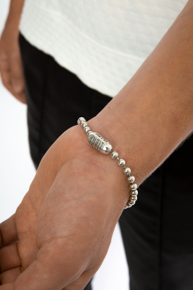 Buy Silver Bead Chain Bracelet / Solid 925 Sterling Silver / Ball Chain  Bracelet / 7 8 Inch / Unisex Men's Women's / Gift for Him & Her Online in  India - Etsy